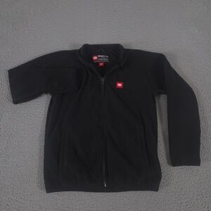 686 Jacket Boys Medium Black Smarty Insulated Fleece Full Zip Liner Layering
